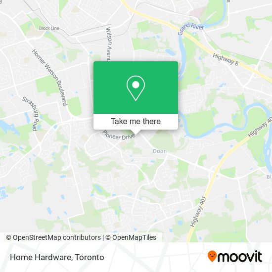Home Hardware map