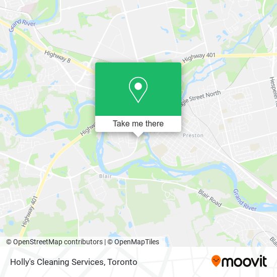 Holly's Cleaning Services map