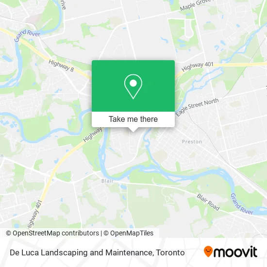De Luca Landscaping and Maintenance map