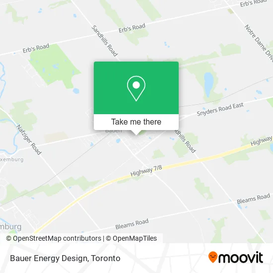 Bauer Energy Design map