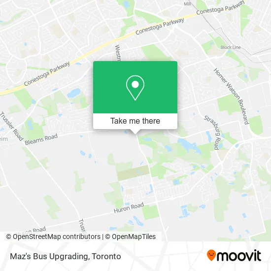 Maz's Bus Upgrading map