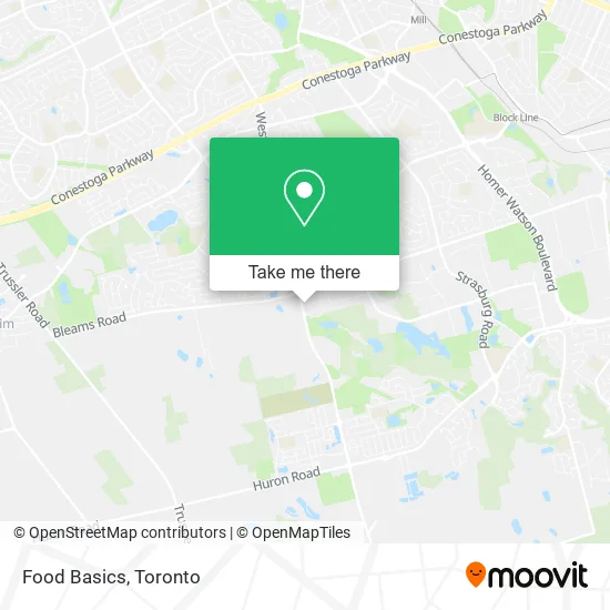 Food Basics map