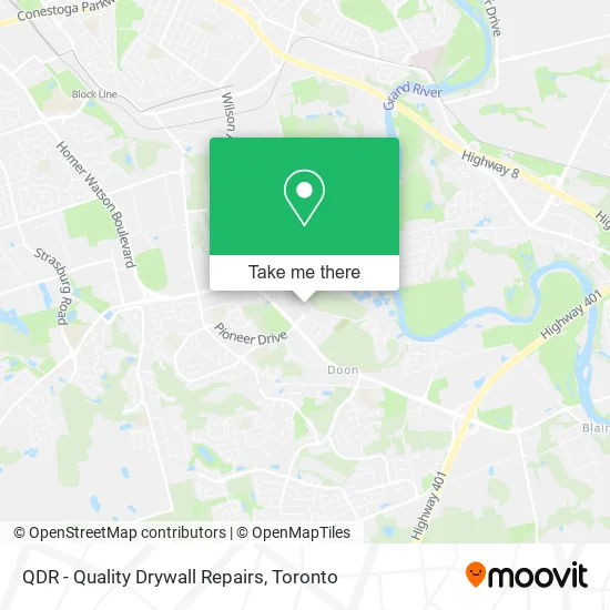 QDR - Quality Drywall Repairs map