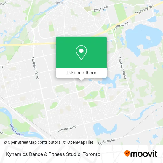 Kynamics Dance & Fitness Studio map