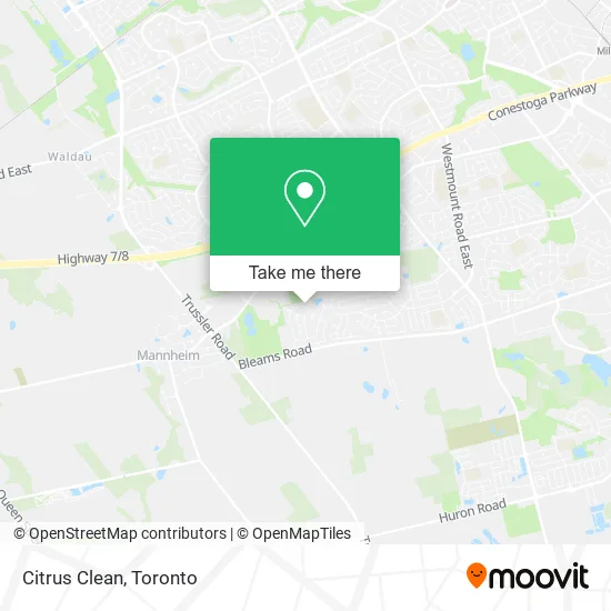 Citrus Clean map