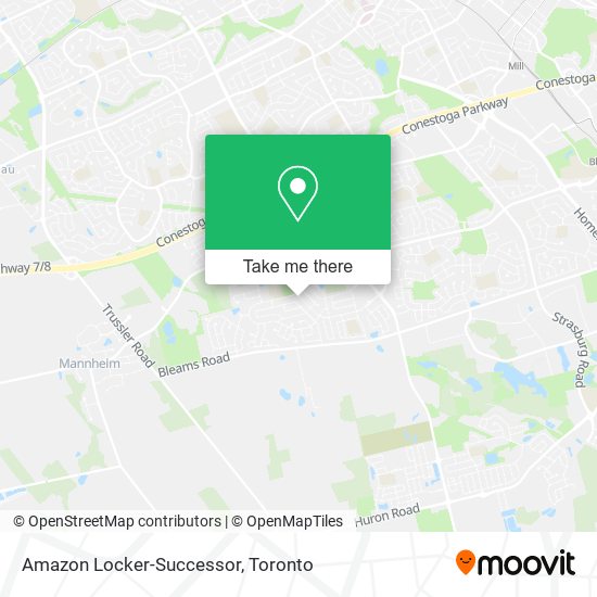 Amazon Locker-Successor map