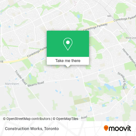Construction Works map
