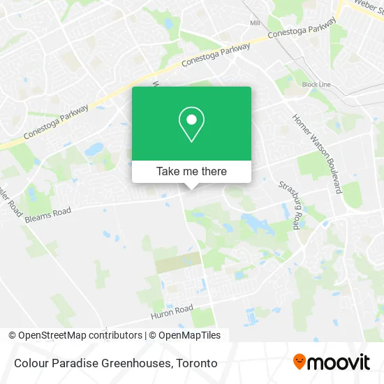 Colour Paradise Greenhouses map