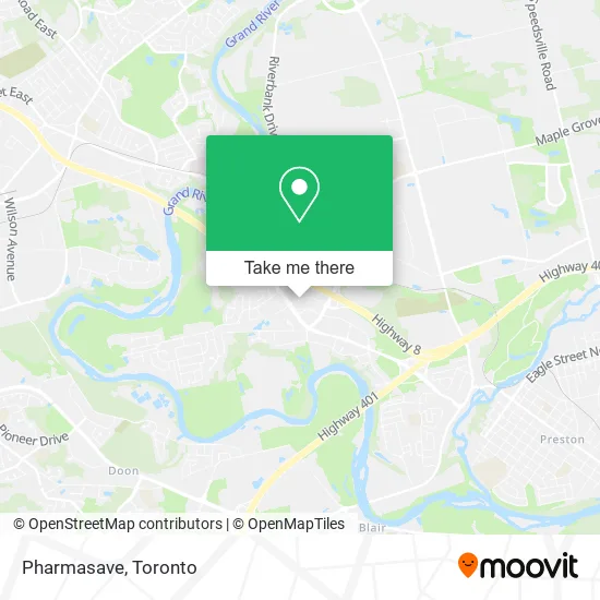 Pharmasave map