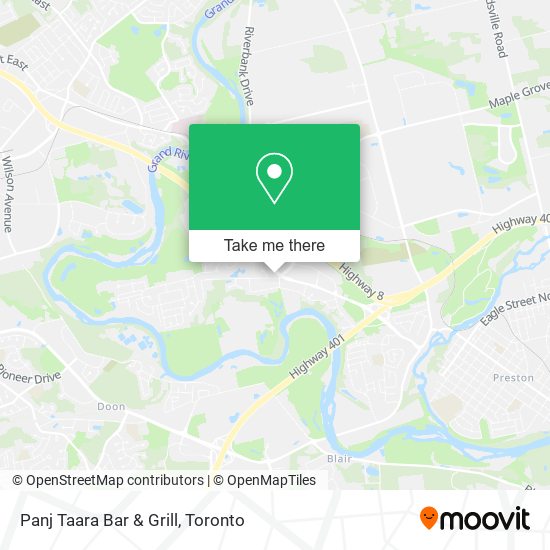 Panj Taara Bar & Grill plan
