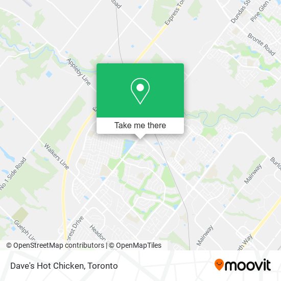 Dave's Hot Chicken map