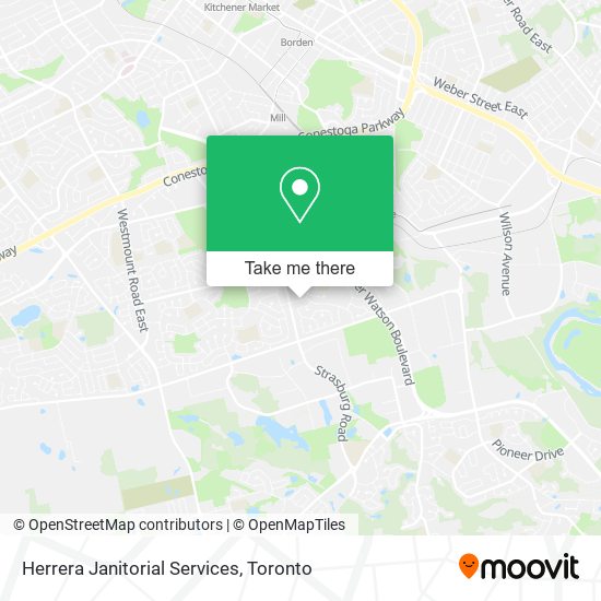 Herrera Janitorial Services map