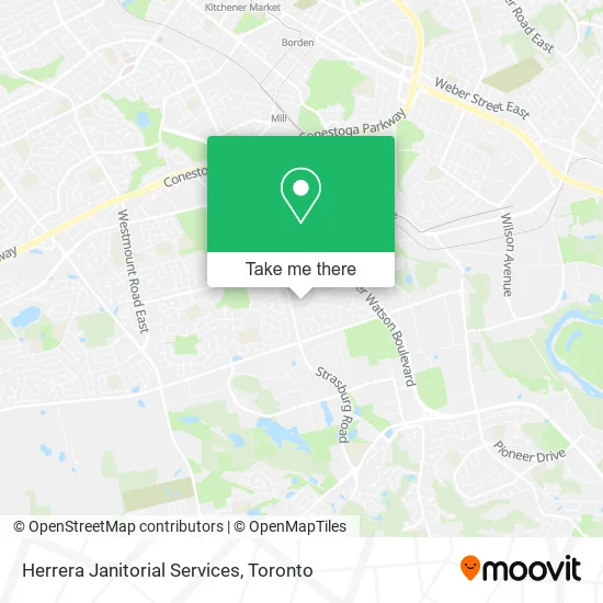 Herrera Janitorial Services map