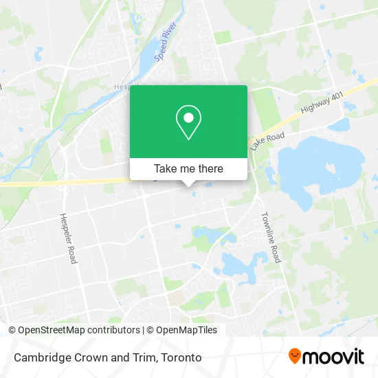 Cambridge Crown and Trim map