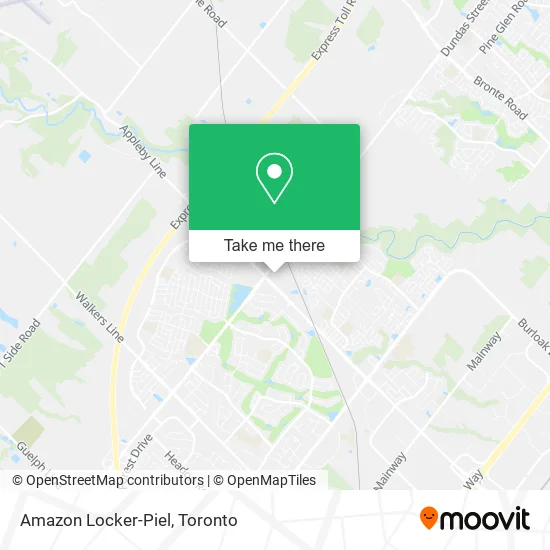 Amazon Locker-Piel map