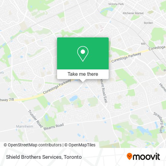 Shield Brothers Services map