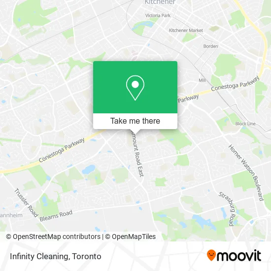 Infinity Cleaning map