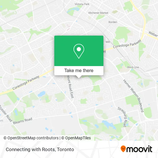 Connecting with Roots map
