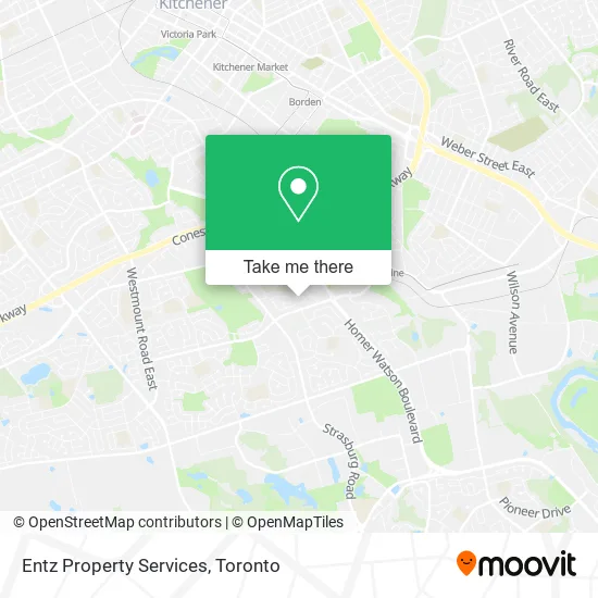 Entz Property Services map