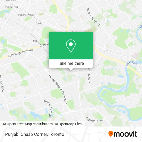 Punjabi Chaap Corner map