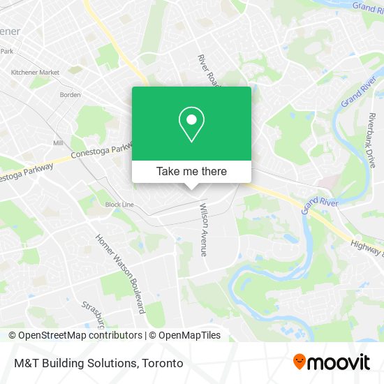 M&T Building Solutions map