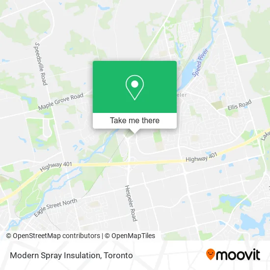 Modern Spray Insulation map