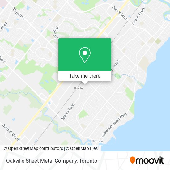 Oakville Sheet Metal Company map