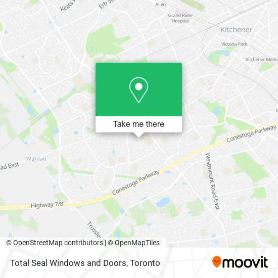 Total Seal Windows and Doors map