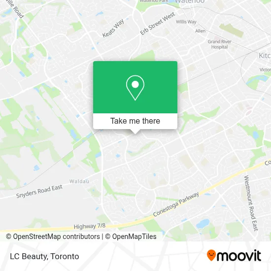 LC Beauty map