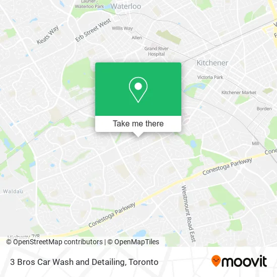 3 Bros Car Wash and Detailing map