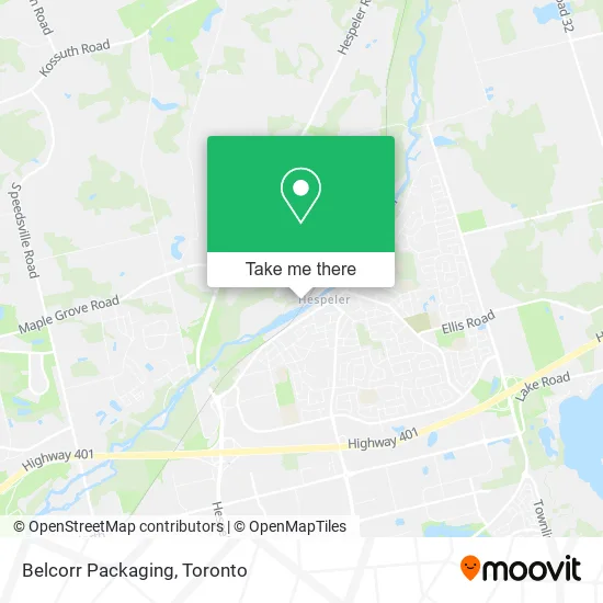 Belcorr Packaging map
