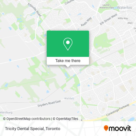 Tricity Dental Special map