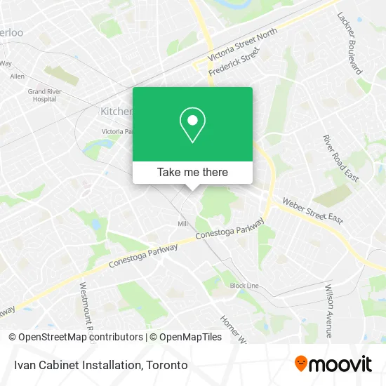 Ivan Cabinet Installation map