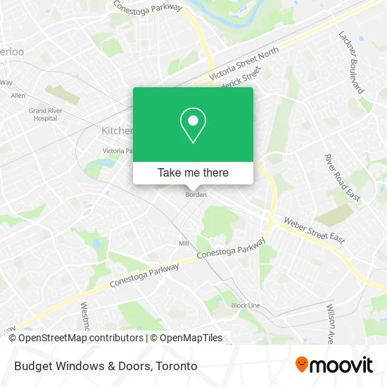 Budget Windows & Doors map