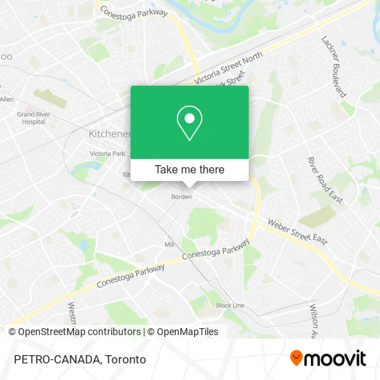 PETRO-CANADA map
