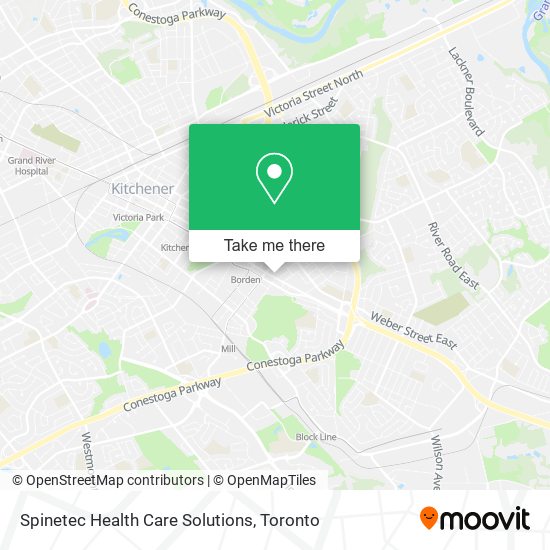 Spinetec Health Care Solutions map