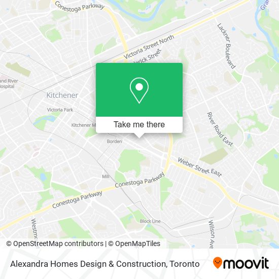 Alexandra Homes Design & Construction map