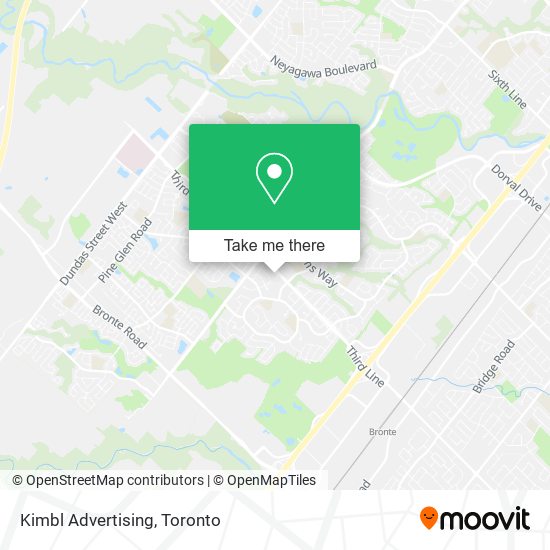 Kimbl Advertising map