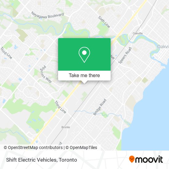 Shift Electric Vehicles map