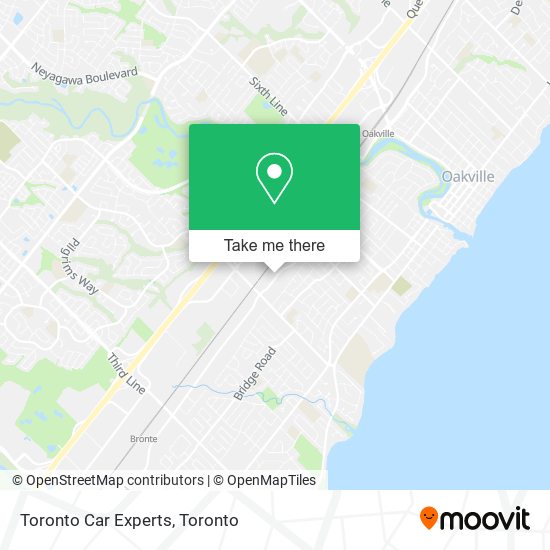 Toronto Car Experts map
