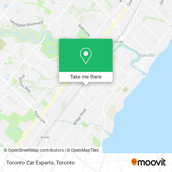 Toronto Car Experts map