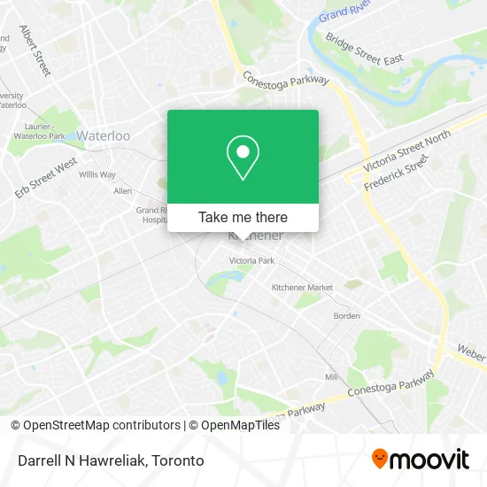 Darrell N Hawreliak map