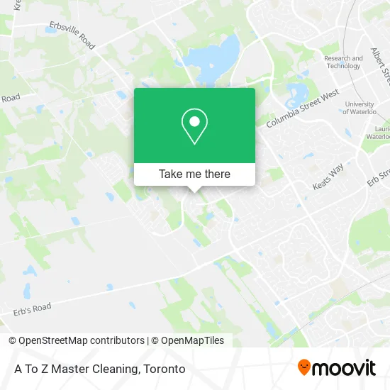 A To Z Master Cleaning map