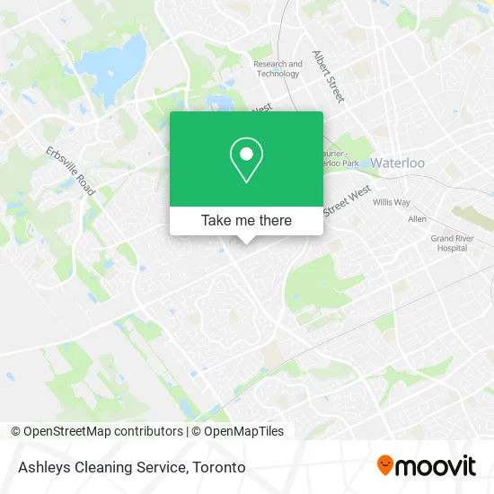Ashleys Cleaning Service map