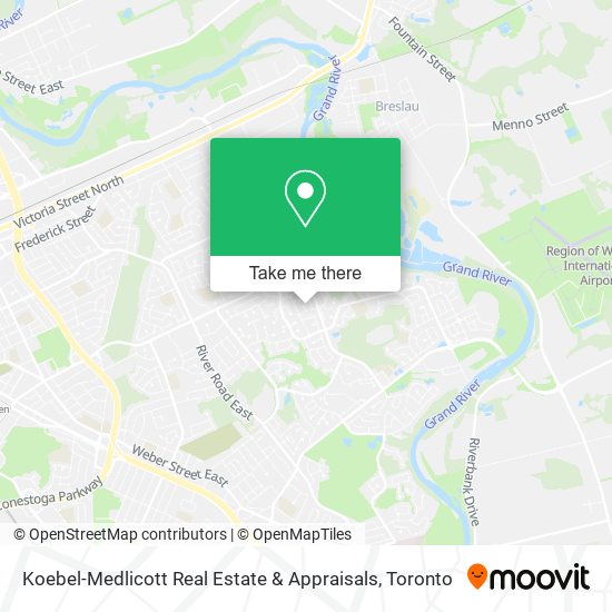 Koebel-Medlicott Real Estate & Appraisals map