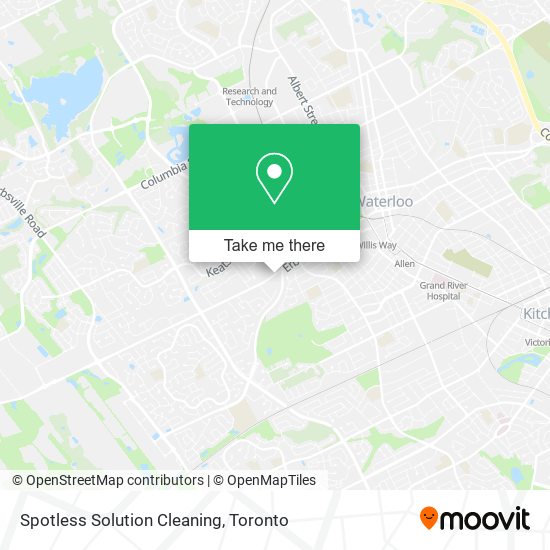 Spotless Solution Cleaning map