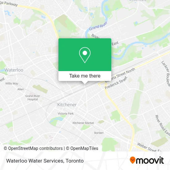 Waterloo Water Services map