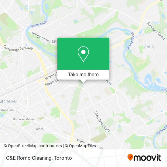 C&E Romo Cleaning map