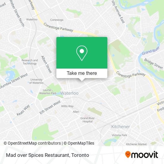 Mad over Spices Restaurant map