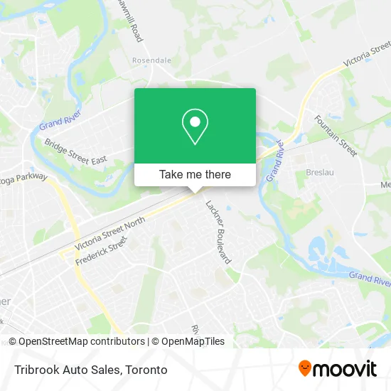 Tribrook Auto Sales map